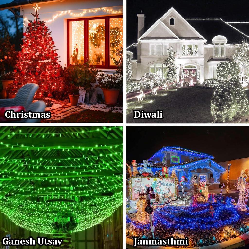 11 Meter 40 LEDs Decorative String Light | Multicolor LED Fairy Light for Diwali, Christmas, Weddings & Home Decoration