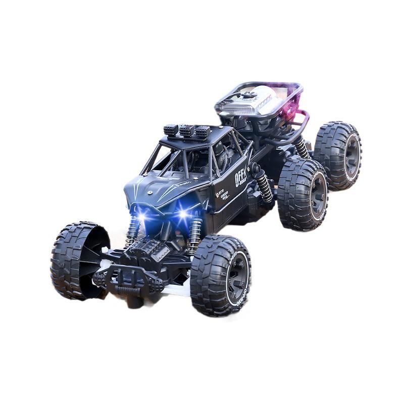 Alloy Remote Control 4WD Off-Road Car - High-Speed Six-Wheel Climbing Toy for Kids