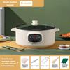 Multi Functional Household Electric Steaming Pot Large Capacity Electric Steamer Kitchen Food Processing Electric Heating Pot