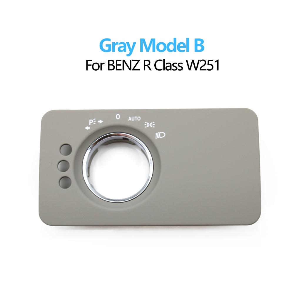 Car Dashboard Headlight Control Switch Panel Cover Trim For Mercedes Benz W251 R-Class R280 R300 R350 R400 R500