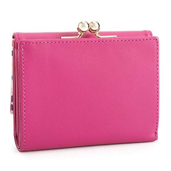 Paul Smith Bifold Wallet with Pink Women's Clasp, (pwd514-24)
