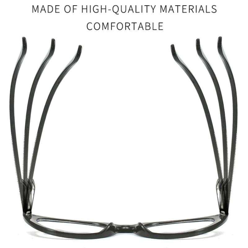 Fashionable Diamond-Studded Anti-Blue Light Presbyopia Glasses Retro Cat-Eye Senior Eyewear Oval Small-Frame HD Reading Glasses