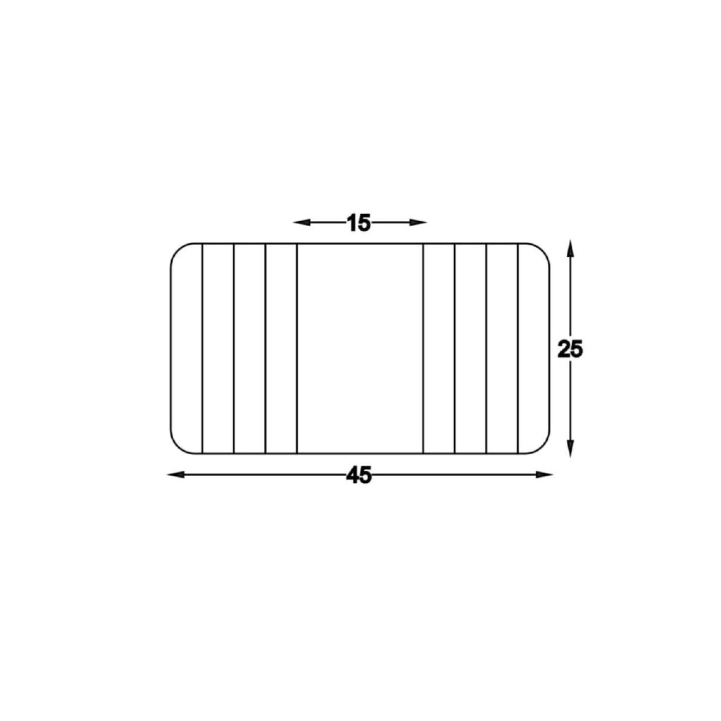 Sofa Tray Side Table Brown Medium Fixed 15 Cm Placemat Hm658