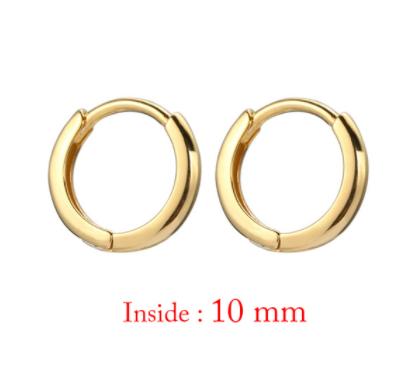 925 Sterling Silver Big Circle Stud Earrings for Women New Fashion Exaggerated Party Jewelry Gifts Prevent Allergy