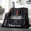 Customiz Name Personality Viking Sign Blanket Soft &Warm Sofa Office Bed Travel Lunch Break Blanket, Gift Suitable All Seasons