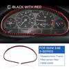 Para BMW Serie 3 E46 1998-2006 Fibra de Carbono Panel de Instrumentos Velocímetro Marco Embellecedor Cubierta Tablero Protector Accesorios Interiores