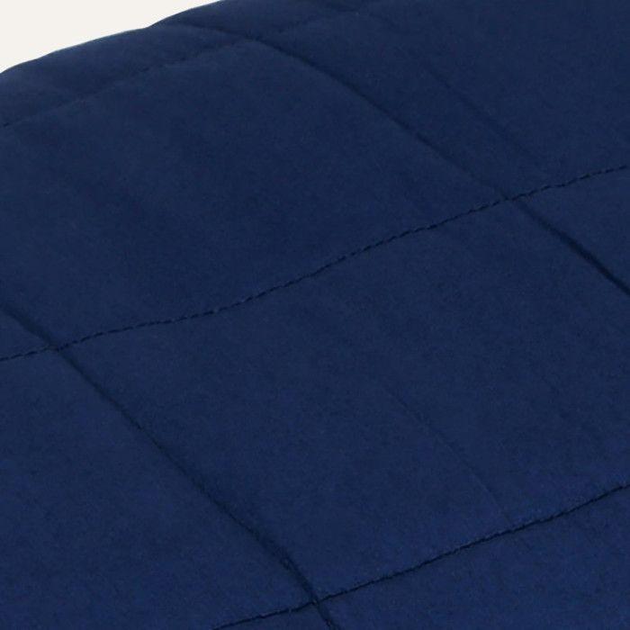 VidaXL Weighted Blanket Blue 138x200 Cm 10 Kg Fabric 350737