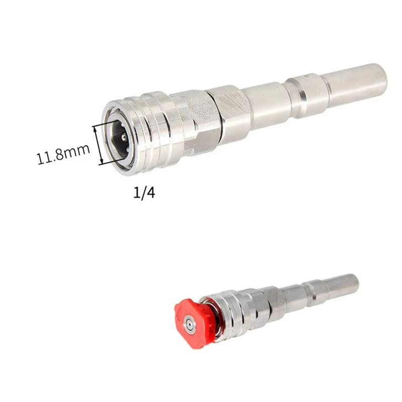 AT21-For Nilfisk KEW ALTO WAP CALM Compatible High Pressure Wash Adaptor With 1/4Inch Quick Connect Spraying Nozzles