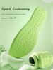 Wormwood Deodorant Insoles Soft Breathable Sport Cushioning Inserts For Men Women Boost Shoe Pads Mesh Can Cut Size Insole