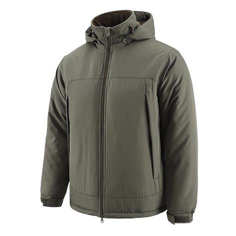 Men s autumn and winter jackets, fleece jackets, outdoor warm cycling clothes, winter warm sportswear S зелёный