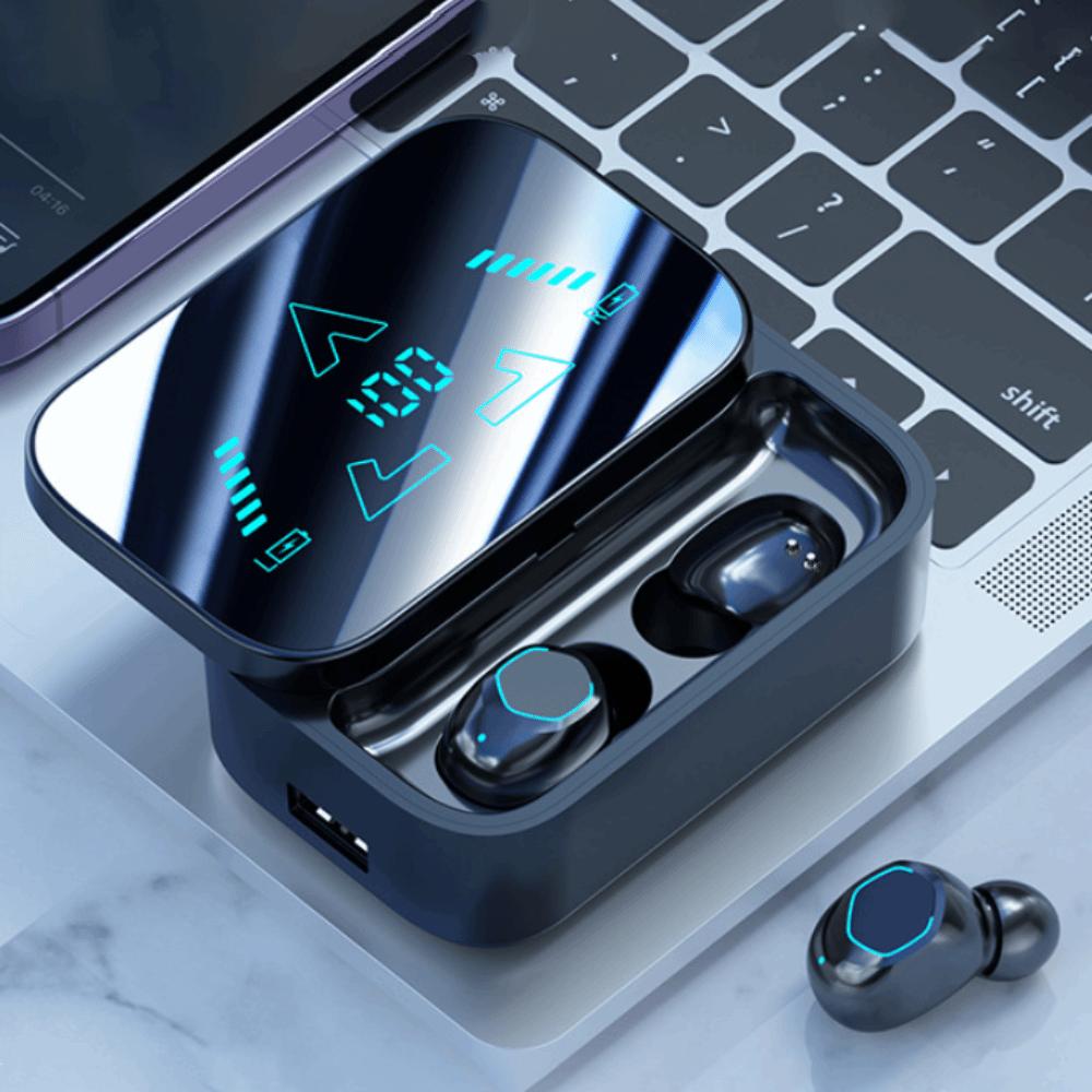 LED Display Wireless Bluetooth Earphones Noise Reduction Bluetooth Headphone Sports