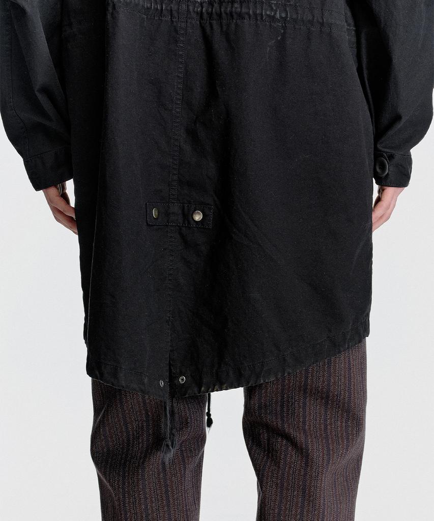 Surface Edition Waxed M-65 Fishtail Parka Black