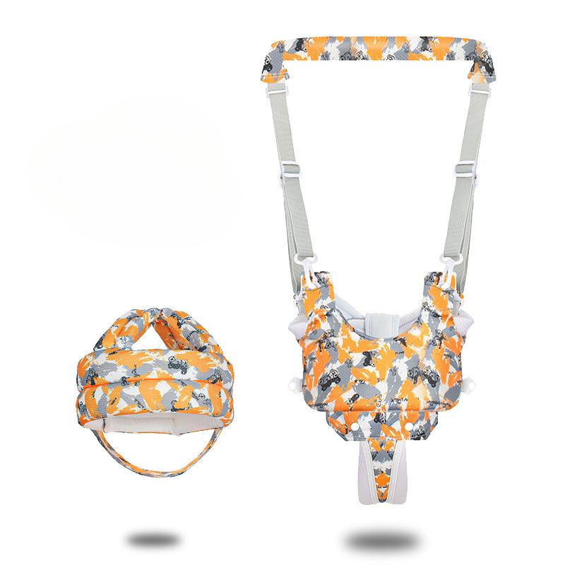 

Регулируемый поводок для ходунков и детский противоударный шлем, набор из 2 предметов F