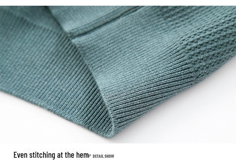 Men's High-End Knitwear Sweater - Autumn/Winter New Style, Round Neck, Long Sleeve, Fashionable Casual Base Layer for Middle-Aged and Young