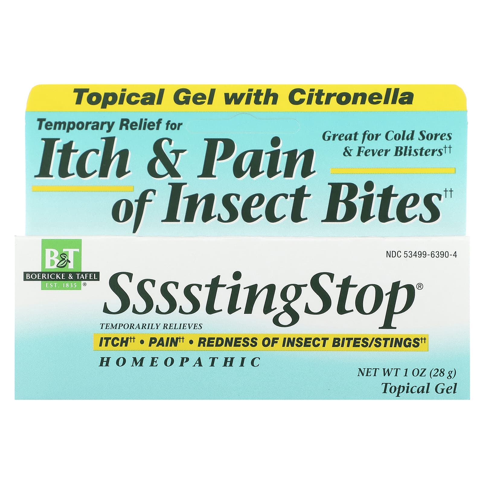

Boericke & Tafel, Citronella Topical Gel, 28G (1Oz)