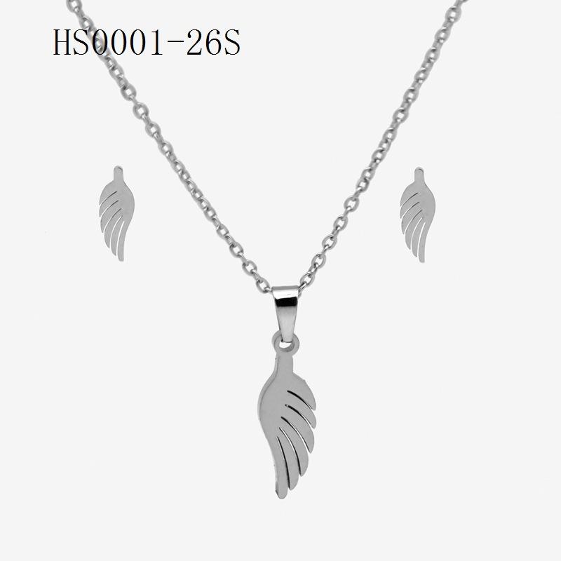 1 комплект элегантных женских подвесных ожерелий с подвесками и серьгами для пирсинга — фото 25