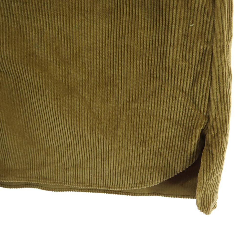 Giannetta Made In Italy Long Sleeve Corduroy Long Dress S Brown Women Used