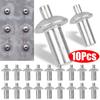 10Pcs Fixing Tool Expansion Rivets Head Percussion Expansion Nails New Tapping Expansion Screws