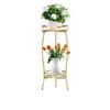 Flower Flower Planter Iron Flower Creative Green Succulent Flower Indoor Plant Flower Flower Pot Perfect for Living Office Stand, 2-tier, Stand,