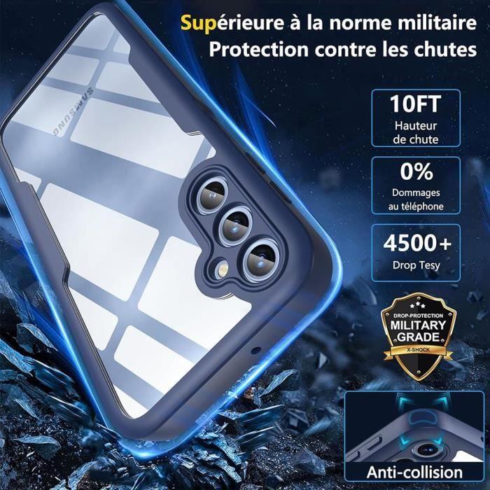 Coque - Samsung - Galaxy A25 5G - Bleu Marine - Protection 360 Degré - Anti-Rayure