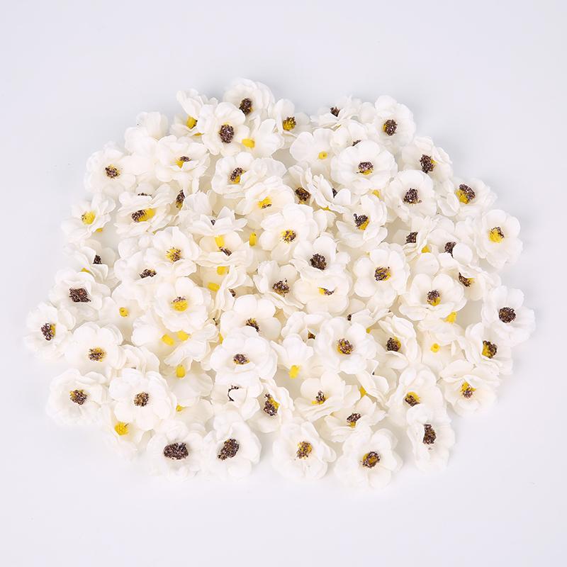 30/50Pcs 3cm Multicolor Mini Daisy Silk Artificial Flower DIY Valentines Day Party Christmas Wedding Decoration Home Decor