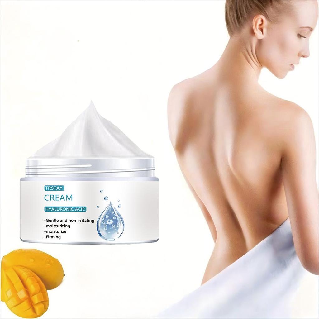 Jemný depilační krém, rozjasňuje tón pleti, hydratuje, zesvětluje matnost, napíná pokožku, jemný a nedráždivý