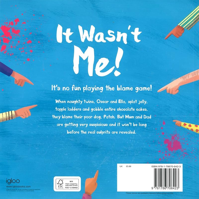 It WasnT Me! | A Hilarious Picture Book About Blaming, Fibbing & Telling The Truth | Fun Storytime Read For Kids| A LaughOutLoud Story | Perfect For