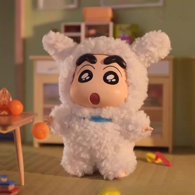 TOPTOY Crayon Shin-Chan Play Party Series Blind Box Vinyl Doll Mystery Box Anime Figure Room Decoration Collection Kids Gifts