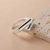 Handmade Open Vintage Ring Unique Simple Hypoallergenic Zircon Trendy Party Accessory for Women Stylish Finger Ring