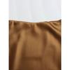 Kaslead New Arrival Women's Fashion Style Fashion Casual Easiest for Match Fine Acetate Satin Elastic Waist Zipper Skirt