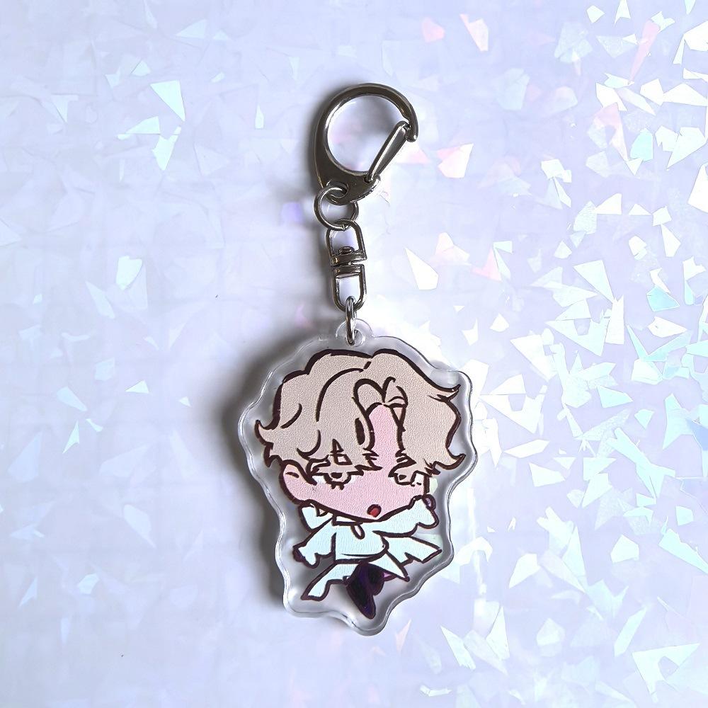 Alien Stage Japanese Anime Peripherals Acrylic Keychain Collectible Backpack Key Ring Creative Birthday Present For Boyfriend Plaything