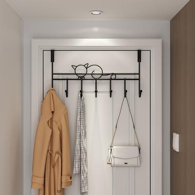 1ks bezděrový háček přes dveře pro snadné skladování a organizaci