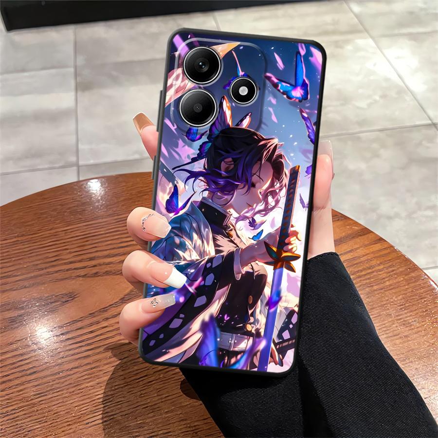 Demons Anime Slayer Soft Back Phone Cover Case for Xiaomi Poco C50 M3 M4 Pro F3 F4 F5 X3 X4 X5 C65 C51 M5