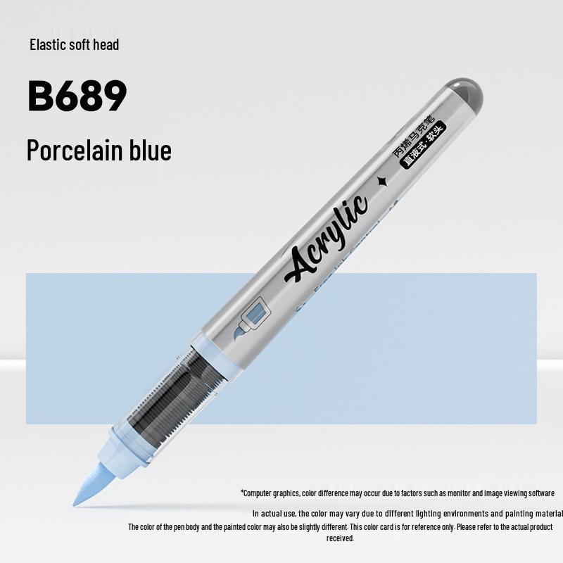 Jinzhi Liquid Acrylic Marker Pen - Soft Tip, Opaque, Large Capacity, Stackable Colors