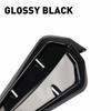 Universal Glossy Black Car Exterior Side Fender Vent Air Wing Cover Trim 2Pcs US