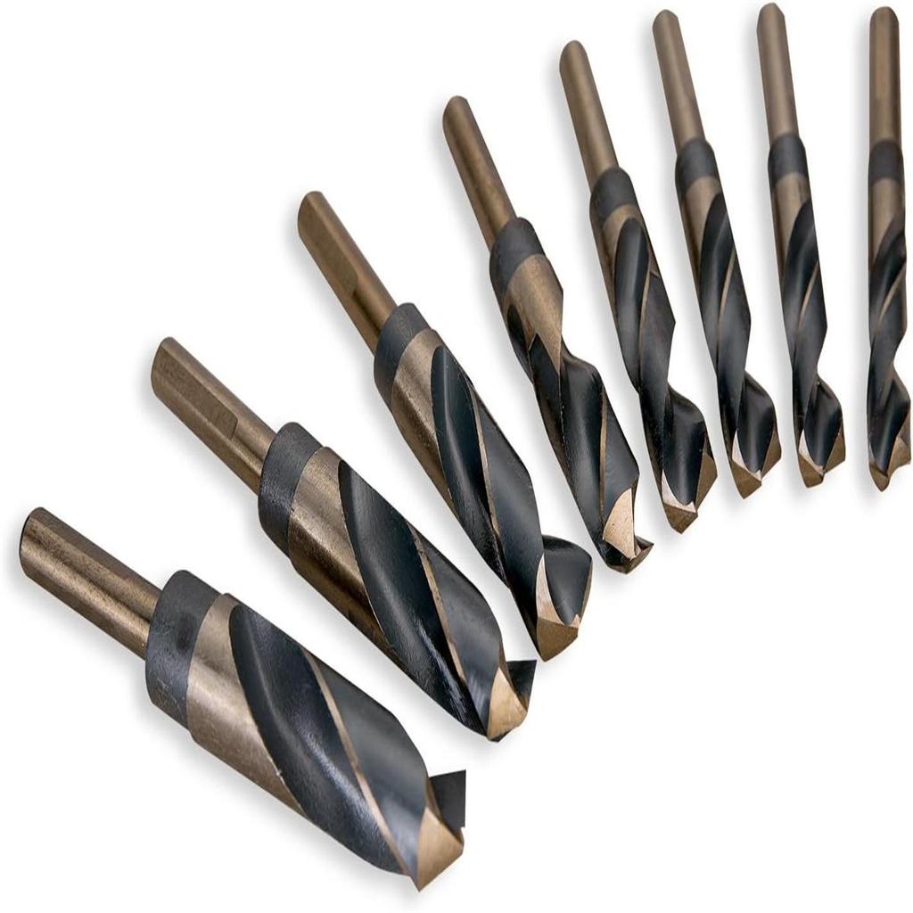 8-piece Set of Twist Drill, Small Shank Drill
