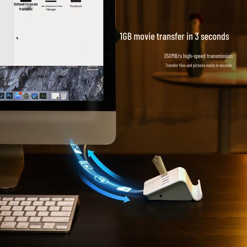UGREEN USB 3.0 4-Port Hub with Stand