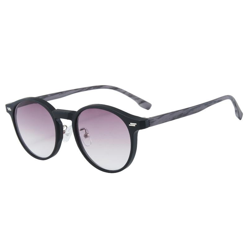 Nuovi Occhiali da Sole Rotondi con Lenti Grigie per Presbiopia Ultraleggeri Occhiali da Lettura ad Alta Definizione Unisex Diottria da 0 a +4.0