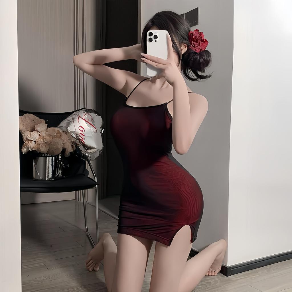 Hot mesh hip group sexy dress tight sex passion secretary short skirt seduction pajamas