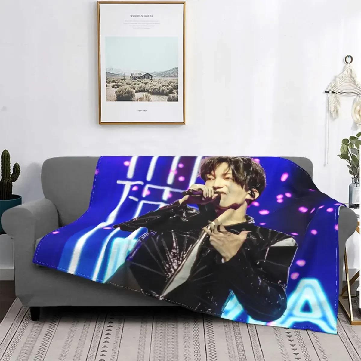 Dimash Kudaibergen In Barclays Center Blanket Bedspread Bed Plaid Cover Sofa Blankets Plaid Blankets Children S Blanket 75X95CM