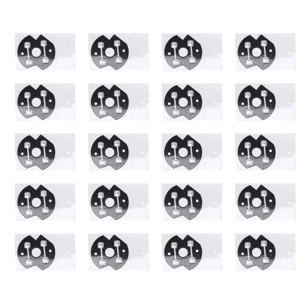 20 Pcs Controller D Pad Conductive Film Replacement for Series S X Controller D Pad Metal Dome Conductive Film Sticker
