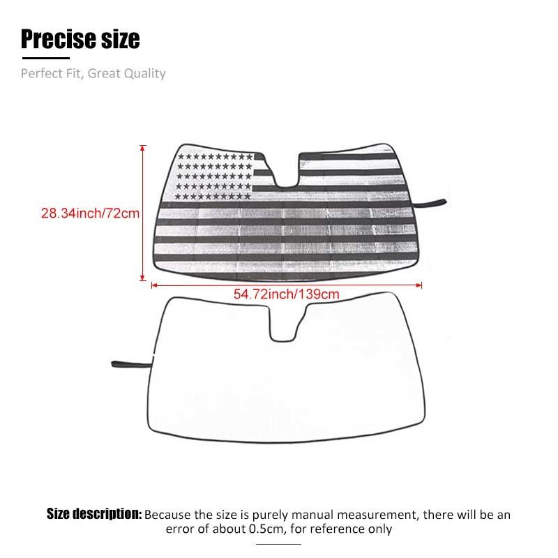 Car Windshield Sunshade Window Shade Foldable Sun Visor Cover Fit for Dodge Durango 2011 Up Car Interior Accessories