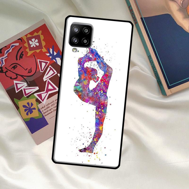 

Gymnastics Watercolor Printing Case For Samsung Galaxy A06 A16 A56 A36 A26 A54 A34 A14 A52 A32 A12 A13 A33 A53 A15 A35 A55 Samsung A32 5G