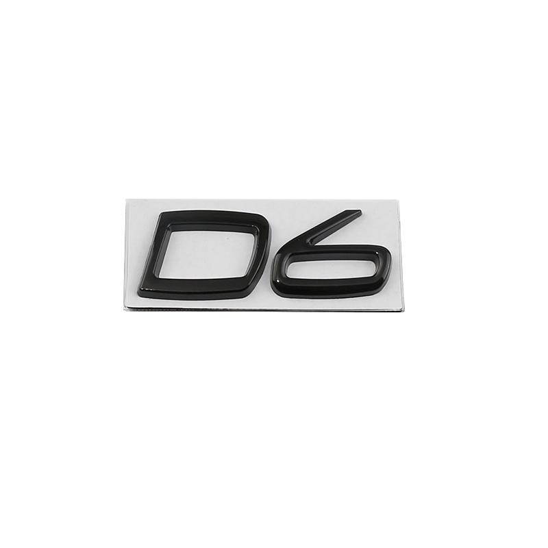 1Pc Car Metal D2 D3 D4 D5 D6 D7 Words Logo Badge Emblem Decals Sticker For Volvo S40 S60 S80 S90 XC40 XC60 XC90 V40 V60 V70 V90 C30