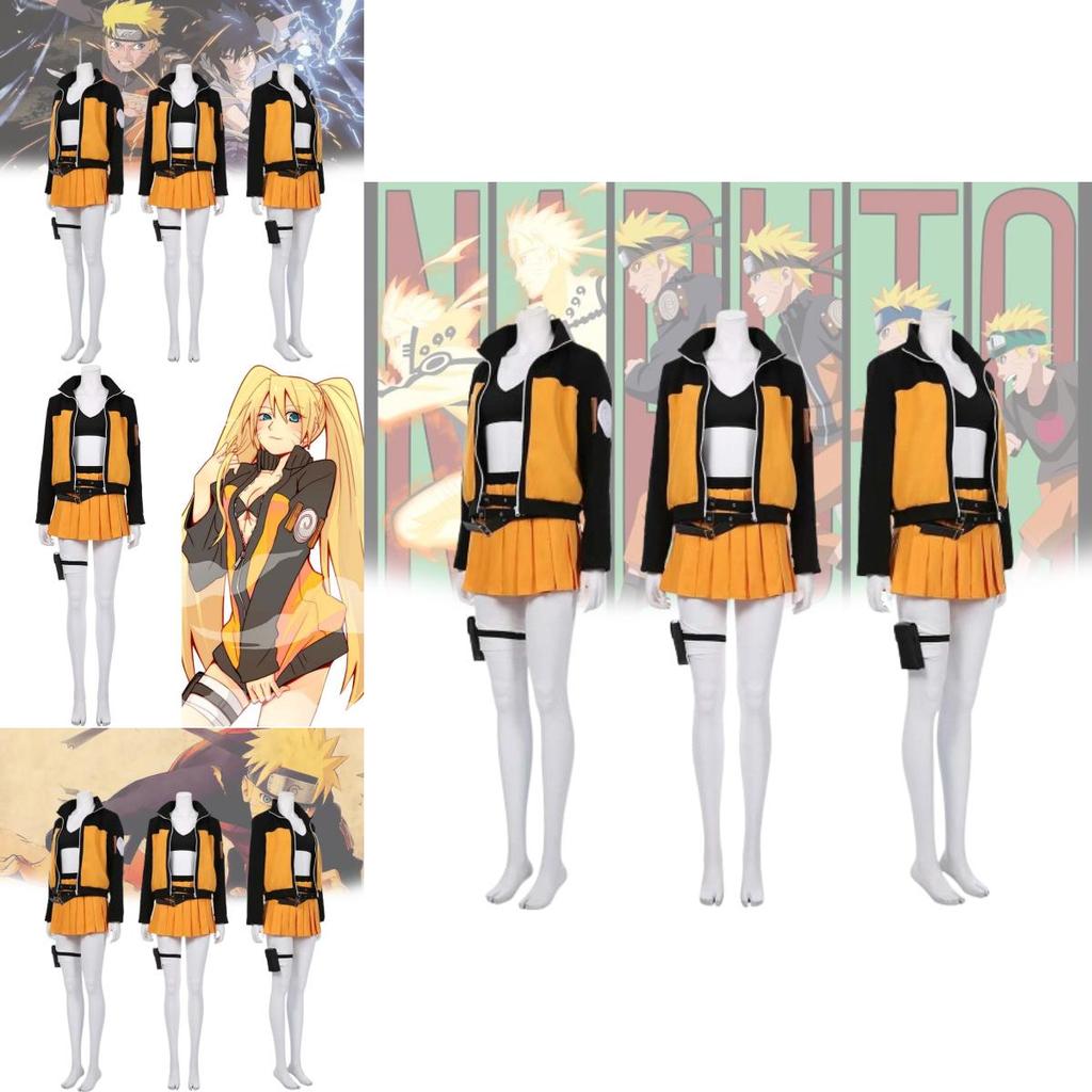 Stylish Shippuden Female Cosplay Costume Anime Themed Polyester Outfit