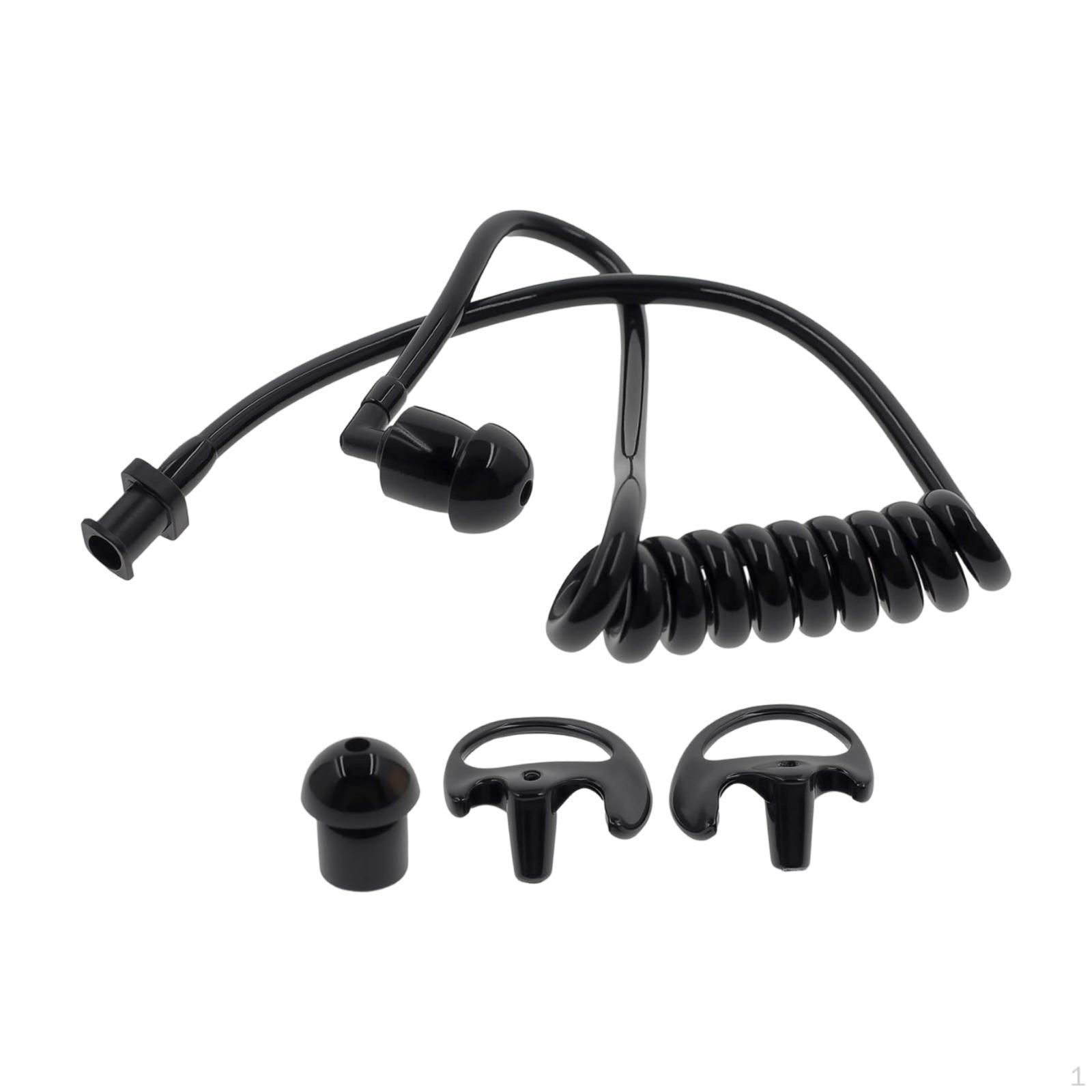 

Acoustic Coil Tube with Medium Earmold for Two Way Radio Reliable High Performance Easy Installation