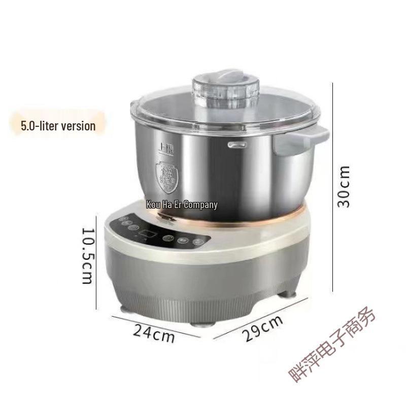 Automatic Household Dough Mixer with Intelligent Kneading & Temperature Control for Fermentation
