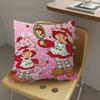 S-Strawberry-shortcake Girl Pillowcase Toon Gift Cushion Cover Bedroom Home Sofa Chair Seat Decor Pillow Case