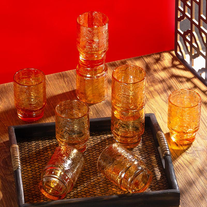 Shanzhongshan Nine-Dragon Supreme Glass Tea Set, 9-Piece