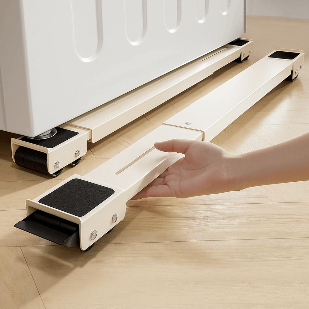 With Wheels Refrigerator Stand Durable Mobile Roller Bracket Adjustable Stand  Furniture